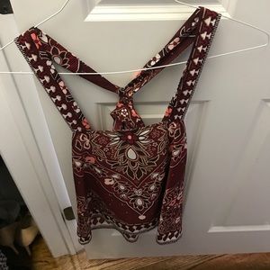 Red top from Banana Republic